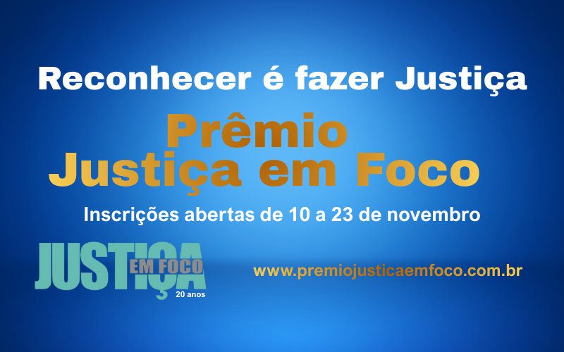 Prêmio Justiça em Foco 2025 