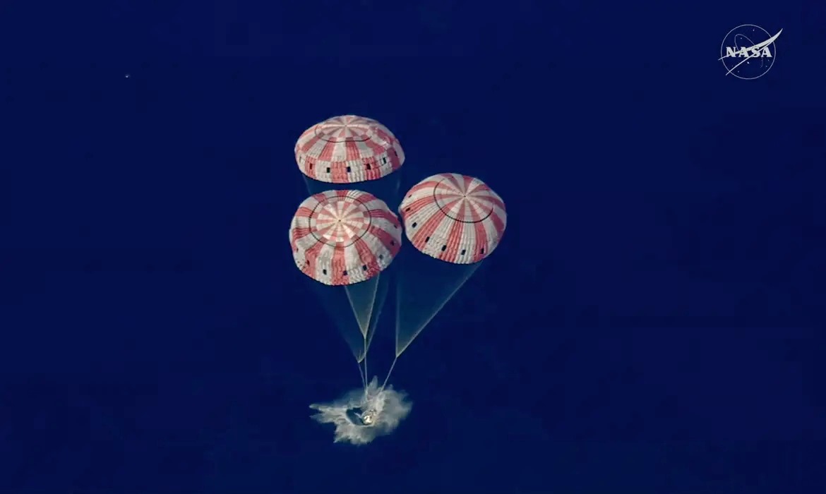 Artemis - Nasa afirma que os astronautas estão saudáveis em retorno à terra