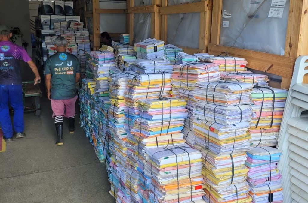 Gestão adequada de resíduos no Judiciário fortalece reciclagem e gera renda para catadores